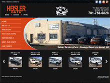 Tablet Screenshot of heislerautoinc.com